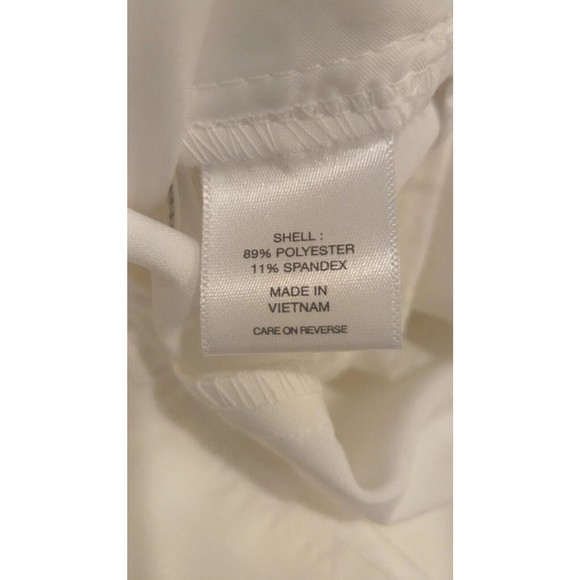 New York And Company Womens White Wide Leg Side Zip Dress Pants Size XXL - Picture 11 of 16